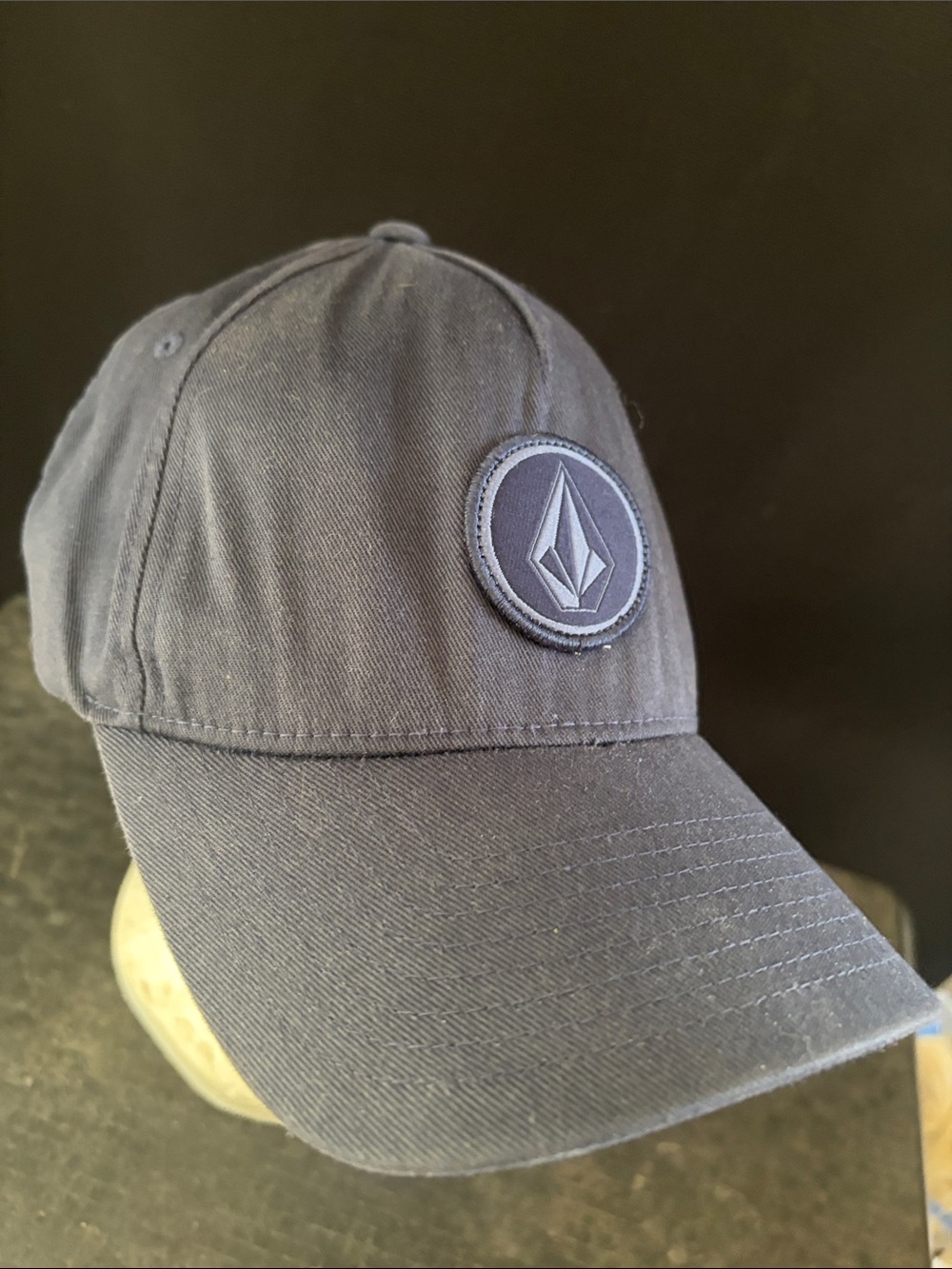 Volcom Navy Circle Logo Baseball Cap